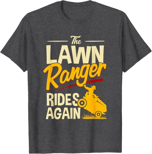 Vista 31 de The Lawn Ranger Rides Again - Camiseta de corte de césped Azul Marino