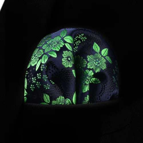 Vista 77 de Corbatas florales tejidas clásicas para hombre, corbata cuadrada de bolsillo, corbatas formales para hombres, boda con pañuelo