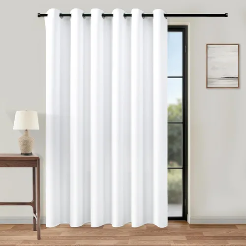 Vista 137 de KOUFALL Cortinas de Baño Aqua para Ventana, Juego de 2 Paneles Decoración Costera Cortinas Cortas Opacas para Ventana Pequeña de Cocina Puerta