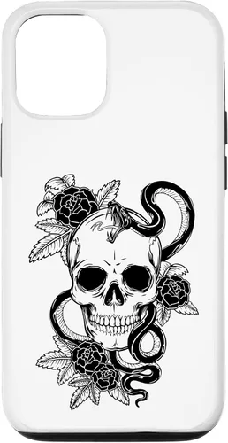 Vista 28 de Gothic Flower Skull Snake Roses Case for iPhone 16