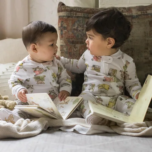 Vista 53 de Burt's Bees Baby - Pijama de una pieza para bebé, mameluco para dormir y jugar, algodón 100% orgánico, cremallera frontal