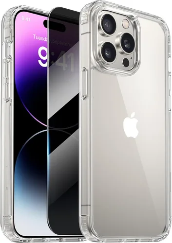 Vista 64 de Diaclara Funda diseñada para iPhone 12/iPhone 12 Pro, [con protector de pantalla de privacidad] [antiespía]