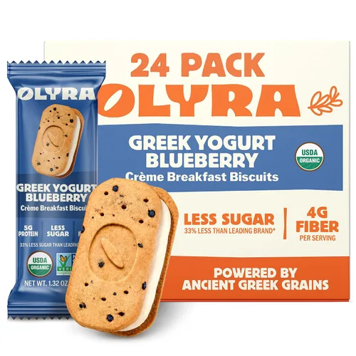 Vista 14 de Olyra Galletas de Desayuno Sándwich de Chocolate Oscuro, Aperitivos Saludables para Adultos y Niños, Bajo en Azúcar, Alto en Fibra, Galletas