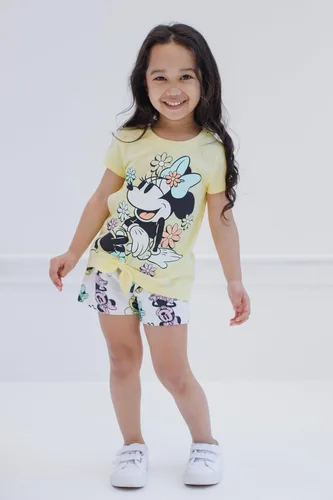 Vista 2 de Disney Conjunto de camiseta y pantalones cortos de Minnie Mouse para niños pequeños