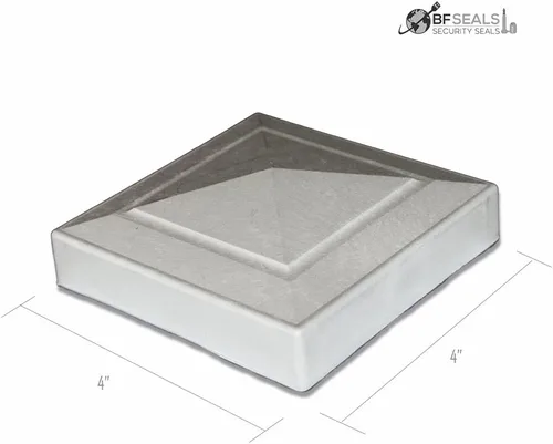 Vista 2 de Tapas de plástico para postes de valla – 8 piezas, 4 x 4 pulgadas nominales – ¡Blanco, construido para durar! Superior a las importaciones endebles