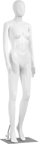 Vista 5 de SereneLife Maniquíes ajustables masculinos y femeninos de cuerpo completo-73 y cuerpo-68.9 formas de vestido de hombre desmontables figura entera