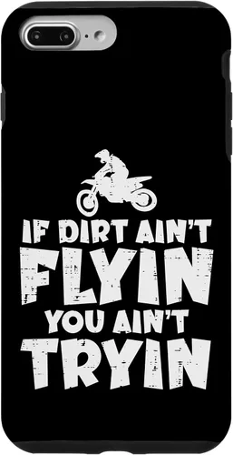 Vista 9 de Carcasa para iPhone 15 If Dirt Aint Flyin You Aint Tryin Dirt Bike Motocross Biker