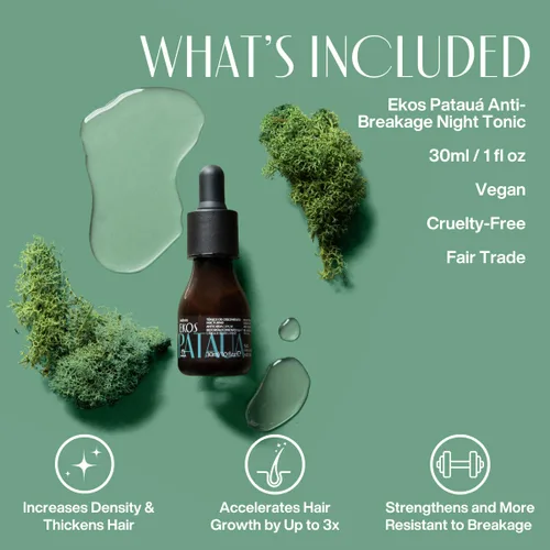 Vista 3 de natura Ekos Patauá Tónico Nocturno Antirotura - Acelera el Crecimiento y Fortalece el Cabello - Aumenta la Densidad y Previene la Caída de Cabello