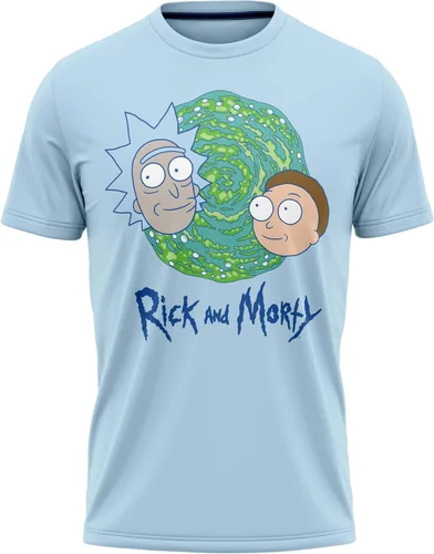 Vista 2 de RICK AND MORTY Conjunto de salón para hombre en caja de regalo con camiseta, pantalones y calcetines con múltiples opciones de impresión en tallas