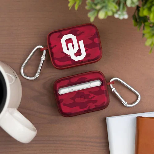 Vista 2 de AFFINITY BANDS Oklahoma Sooners Camo HDX - Funda compatible con Apple AirPods Pro