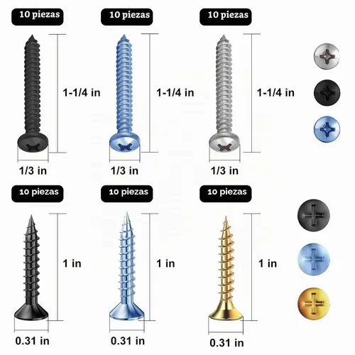Vista 3 de Kit surtido de anclajes para paneles de yeso autoperforantes – 182 piezas para hormigón, paneles de yeso, anclajes de paneles de yeso y paneles