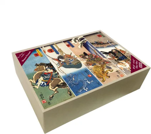 Vista 5 de Rompecabezas de madera para adultos de 1000 piezas en adelante, dragón japonés, tigre Ukiyo-e, Kuniyoshi, Kakegawa, samurái japonés, pintura