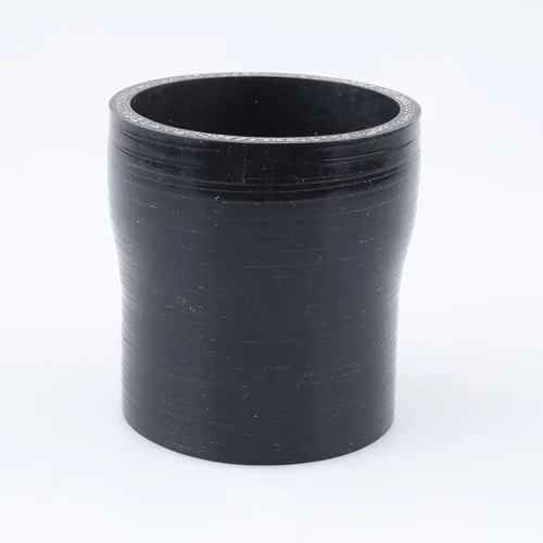 Vista 108 de AC PERFORMANCE ID de 1" a 1/2" (25mm a 13mm) Manguera de silicona recta reductora de 3 capas reforzada negra, 3" de longitud Negro