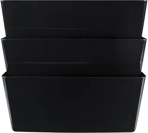 Vista 38 de Storex Archivadores de pared, tamaño legal, 16 x 10.55 x 4 pulgadas, transparentes, juego de 2 (70224A06C)