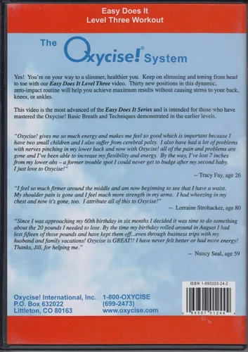 Vista 2 de Jill R. Johnson OXYCISE Level 3 Workout Easy Does It