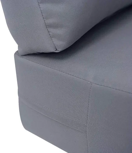 Vista 3 de *Solo funda*-Funda de almohada para respaldo de asiento profundo para exteriores, borde de cuchillo, pequeño-AD001