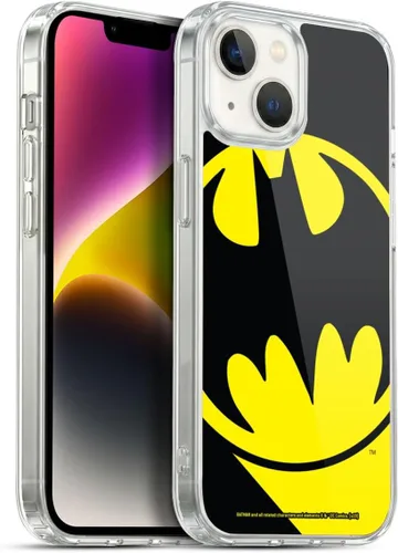Vista 326 de Head Case Designs Funda de gel con licencia oficial de Batman DC Comics Bat Signal Logos [protección de grado militar] compatible con Apple iPhone 7