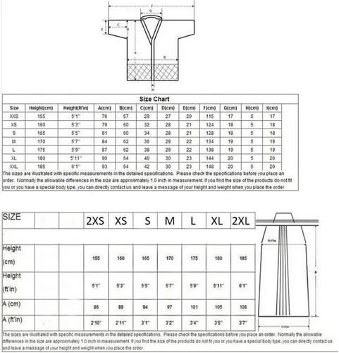 Vista 3 de ZooBoo Hombres Kendo Aikido Hapkido Martial Arts Sportswear Hakama