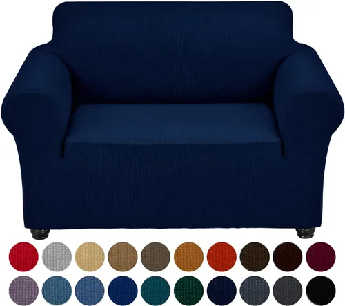Vista 63 de Joccun Funda Elástica para Silla Sofá, Funda de Sofá de 1 Pieza Tela Jacquard de Spandex con Parte Inferior Elástica, Protector de Muebles Lavable