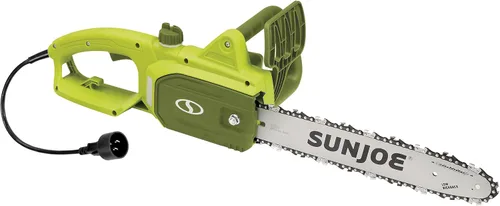 Vista 2 de Sun Joe SWJ599E-P2 Tree Limb Master - Motosierra eléctrica de mano, 14 pulgadas, 9 amperios, retroceso bajo