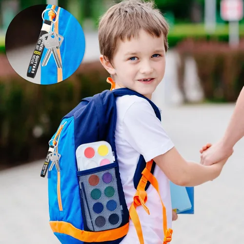 Vista 3 de MTLEE 24 llaveros de hockey a granel para fiestas deportivas, llaveros de hockey, bolsa de regalo con citas motivacionales, suministros para fiesta