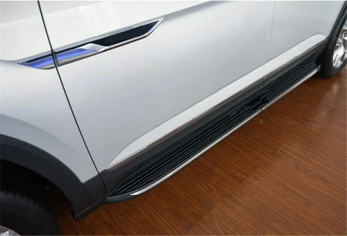 Vista 5 de Snailfly Ajuste para estribo VW Volkswagen Teramont Atlas 2017-2023 Barra Nerf con escalón lateral