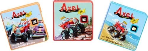 Vista 5 de Little Tikes Story Dream Machine Axel The Truck Story Collection, Storytime, libros, HarperCollins, personaje de reproducción de audio, regalo
