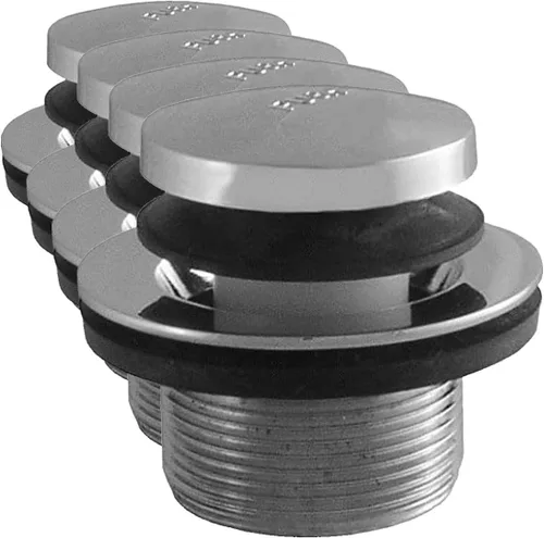 Vista 2 de LDR 502 5108CP Toe Touch - Desagüe para bañera (cromado)