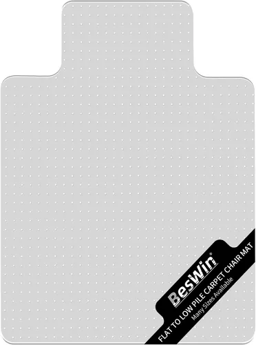 Vista 13 de BesWin Tapete para silla de oficina para alfombras, paquete de 2