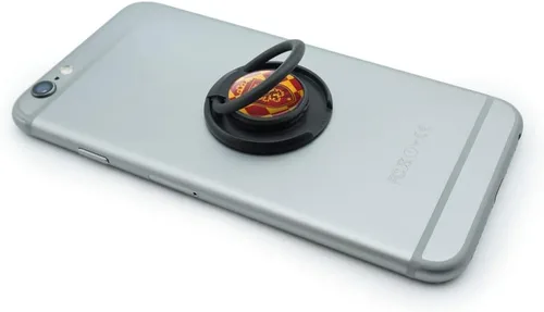 Vista 2 de Harry Potter Gryffindor Plaid Sigil - Soporte para anillo de dedo para teléfono inteligente