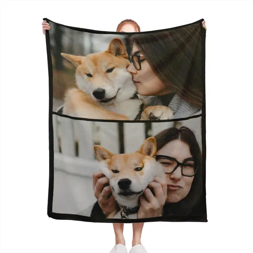 Vista 17 de Manta personalizada con texto de fotos, manta personalizada con mis propias fotos, manta conmemorativa personalizada para madres para mamá, papá