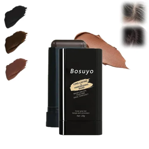 Vista 9 de Cepillo de tinte para el cabello, peine de tinte para el cabello, impermeable y resistente al sudor, palillos de retoque de color de cabello 2 en 1