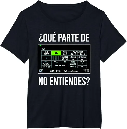 Vista 26 de ¿Qué Parte de la cámara no entiendes? Camiseta