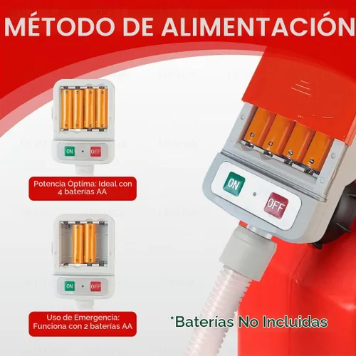Vista 4 de HiNADA Bomba de transferencia de combustible con parada automática: alimentación de batería, portátil de 3.2 GPM con manguera extra larga de 51
