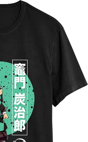 Vista 5 de Demon Slayer Camiseta de anime para hombre Kimetsu No Yaiba - Camiseta Tanjiro Kamado