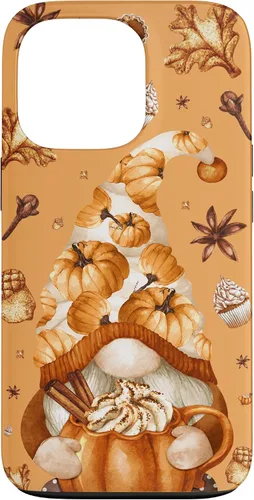 Vista 10 de Thanksgiving Gnome Love Pumpkin Spice Cute Fall Yall Pattern Case for iPhone 17