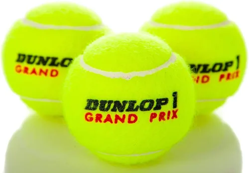 Vista 2 de DUNLOP Grand Prix - Pelotas de tenis para cancha dura extra resistente, 3 latas (4 latas)