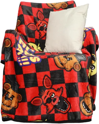 Vista 3 de Bioworld Five Nights at Freddy's Let's Eat Manta Tipo Throw de 45 x 60 Pulgadas