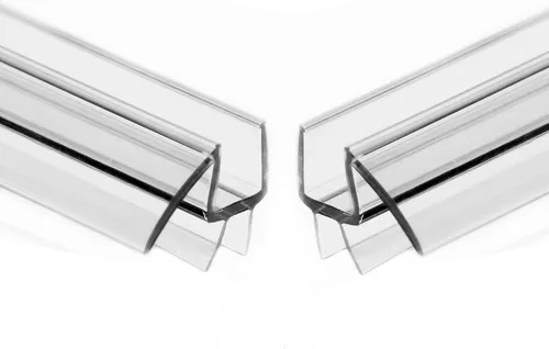 Vista 9 de eatelle Sello inferior de puerta de ducha con riel de goteo para vidrio de 1/2 pulgada (12mm) de grosor, barrido de 36 pulgadas de largo