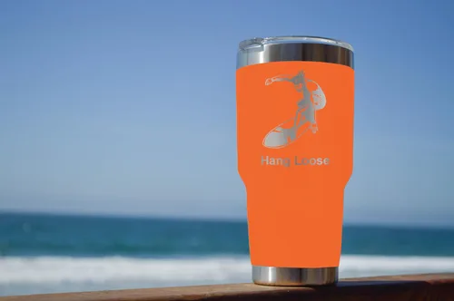 Vista 17 de LaserGram Vaso aislado al vacío de 20 onzas, notas musicales, grabado personalizado incluido (negro)