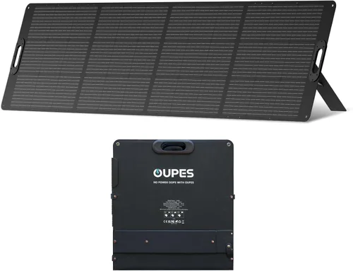 Vista 11 de OUPES 100W Portable Solar Panel, Solar Charger for Portable Power Stations