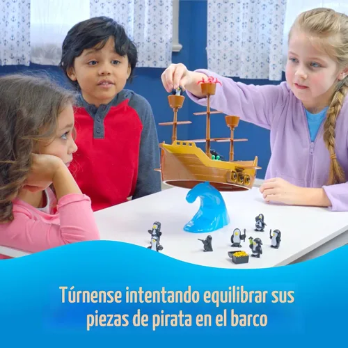 Vista 3 de PlayMonster Juego de Mesa Don't Rock the Boat - Juegos para Niños, Juegos Familiares para Niños y Adultos, Juegos de Mesa para Noche Familiar