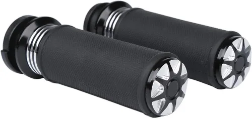 Vista 7 de TCT-MOTORPARTS Agarraderas eléctricas de 1 pulgada para manillar Harley Touring