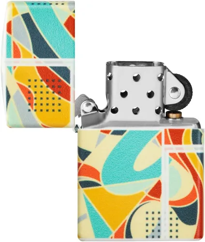 Vista 5 de Zippo Pinturas Abstractas Diseño Color 540 Encendedor De Bolsillo