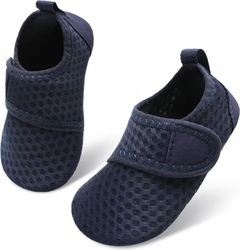 Vista 3 de L-RUN Zapatos de agua para bebés, zapatos de natación para playa, natación, piscina, zapatos de natación para bebés
