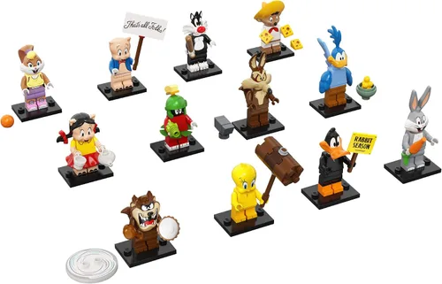 Vista 2 de Lego Minifigures Looney Tunes 71030 Kit de construcción; juguetes geniales para añadir acción divertida a los juegos de Lego; un impresionante