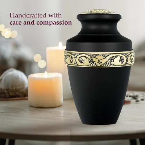 Vista 3 de Trupoint Memorials Urna Extra Grande para Cenizas de Adultos Hombres o Mujeres de Hasta 300 Libras – Urnas de Cremación para Cenizas Humanas, Urnas