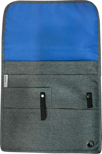 Vista 8 de So-Mine Commuter Bolsa esencial Se fija al asiento de la aerolínea y el bolsillo del coche Organizador de viaje Perfil delgado 6 bolsillos 2