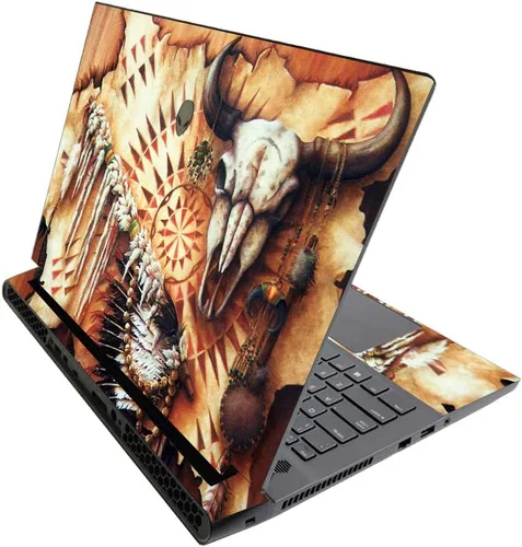Vista 568 de MightySkins - Skin brillante con purpurina para Alienware M17 R3 (2020) y M17 R4 (2021) - Diversión de los años 90 Acabado duradero con purpurina