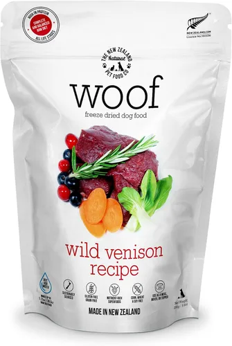Vista 15 de The New Zealand Natural Pet Food Co Woof Alimento Liofilizado para Perros - Venado Salvaje, Alto en Proteínas, Complemento Alimenticio y Golosinas